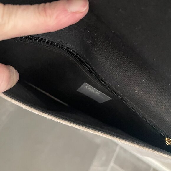 ASOS Blush Pink Faux Suede Clutch - Picture 3 of 3